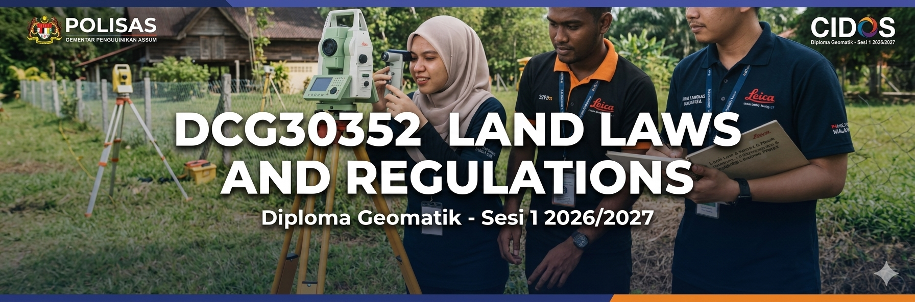 DCG30352 – Land Laws and Regulations_S I : 2026/2027