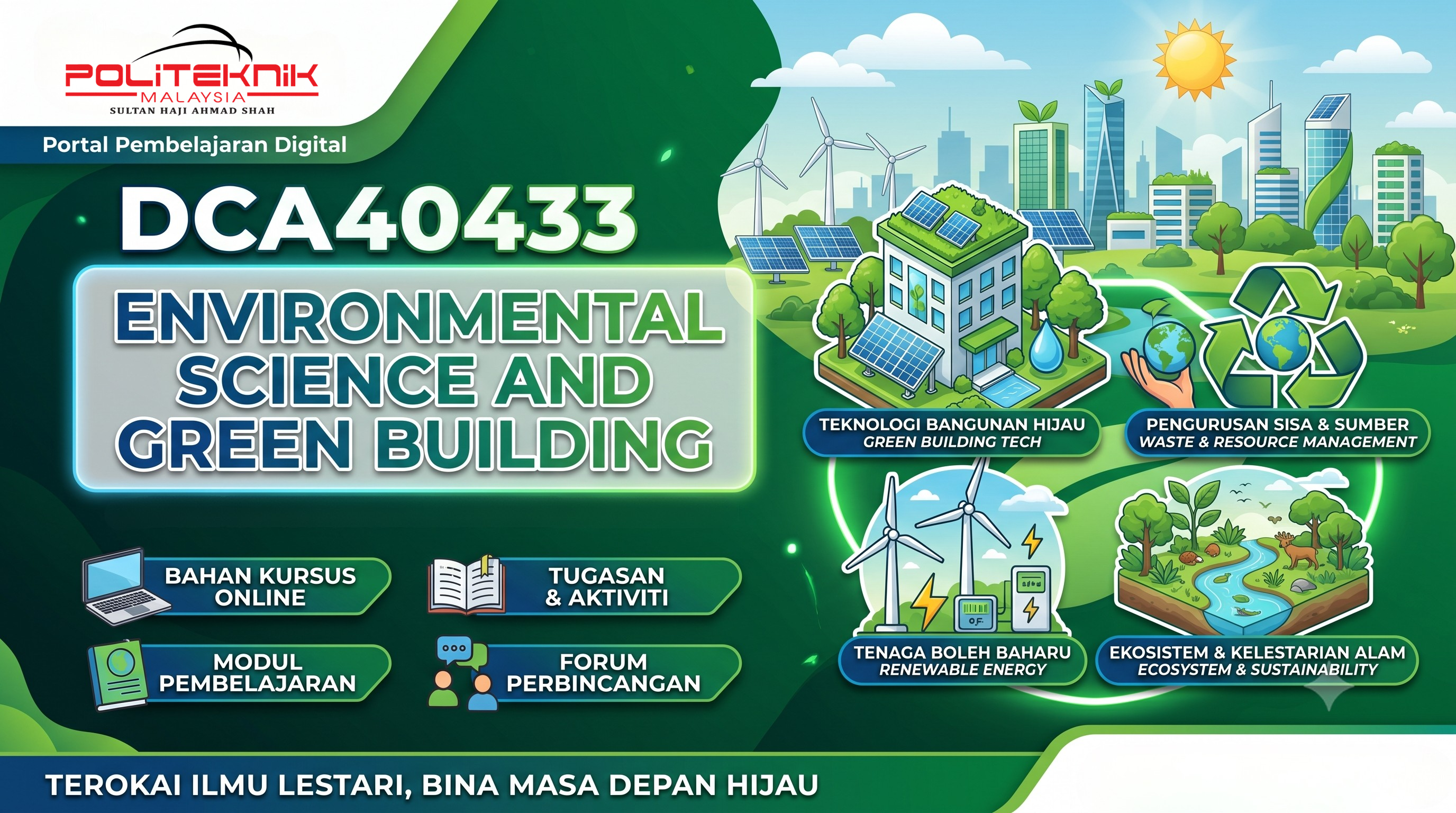 DCA40433 ENVIRONMENTAL SCIENCE & GREEN BUILDING S1 26/27