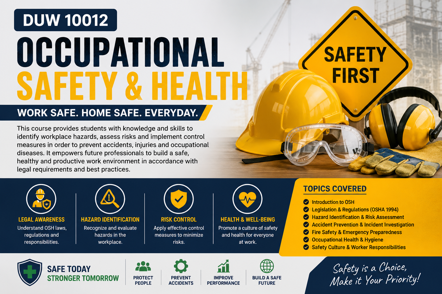 DUW 10012-Occupational Safety and Health