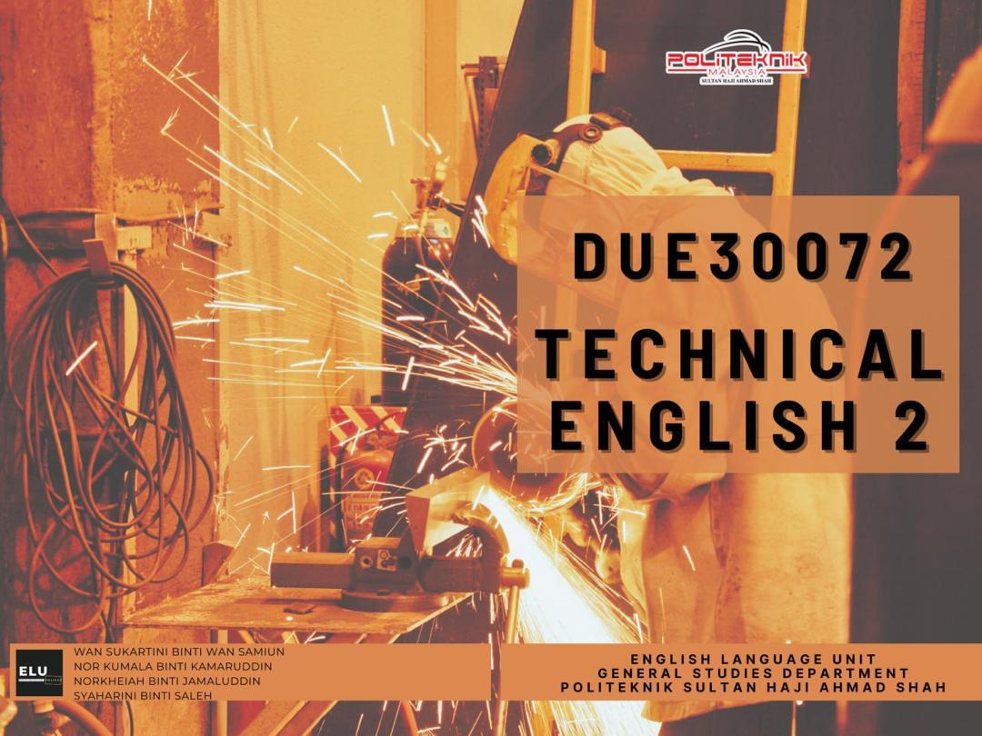 S1 26/27 DUE30072 TECHNICAL ENGLISH 2