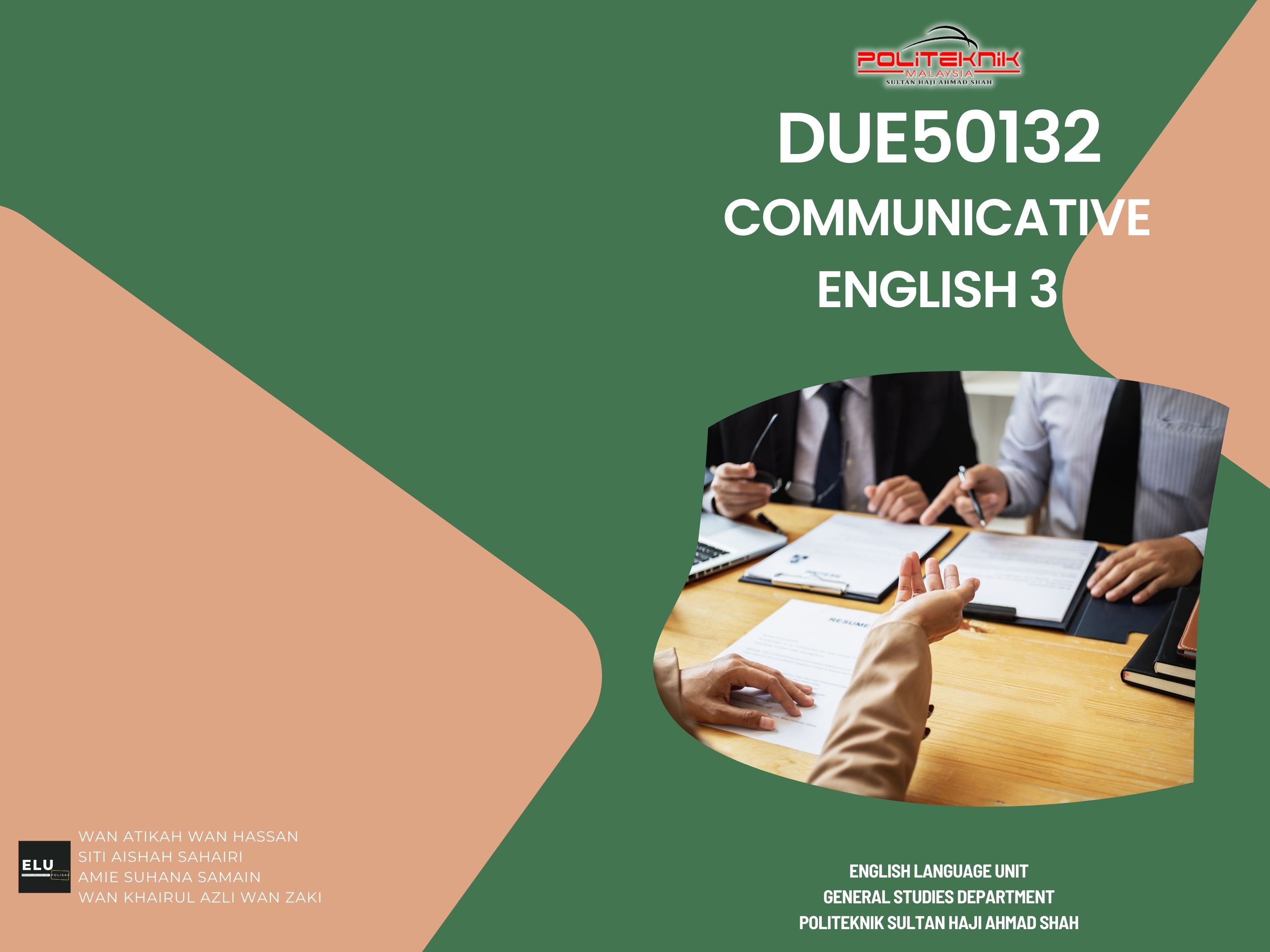 S1 26/27 DUE50132 COMMUNICATIVE ENGLISH 3